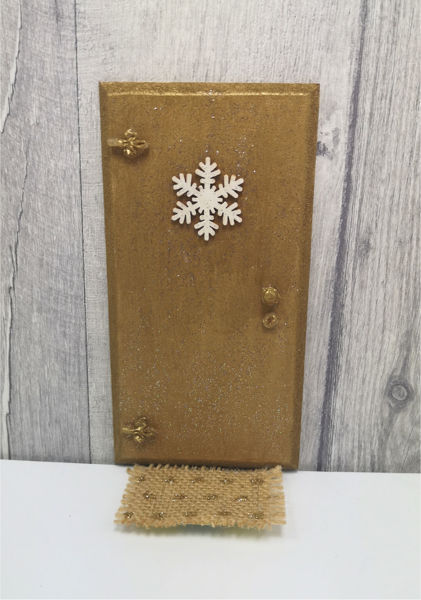 Picture of Christmas Fairy Door Gold