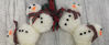 Picture of Snowman wreath tartan scarves